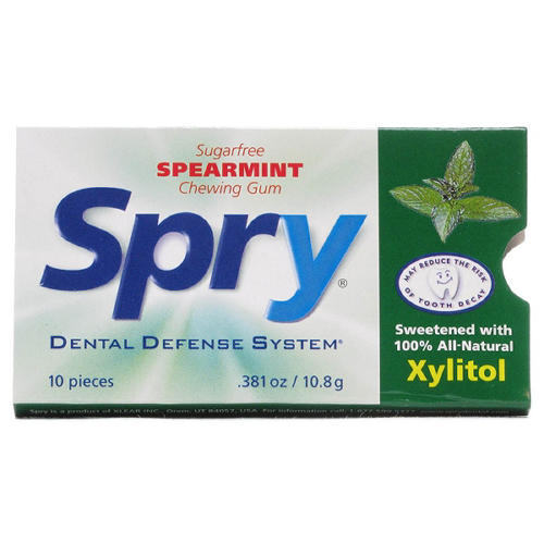 Spry Fresh Natural Xylitol Chewing Gum - Sugar Free Wintergreen, 55 Count Pack | Buy Now With - View #5