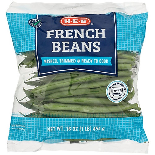 H-E-B Frozen Steamable Whole Green Beans