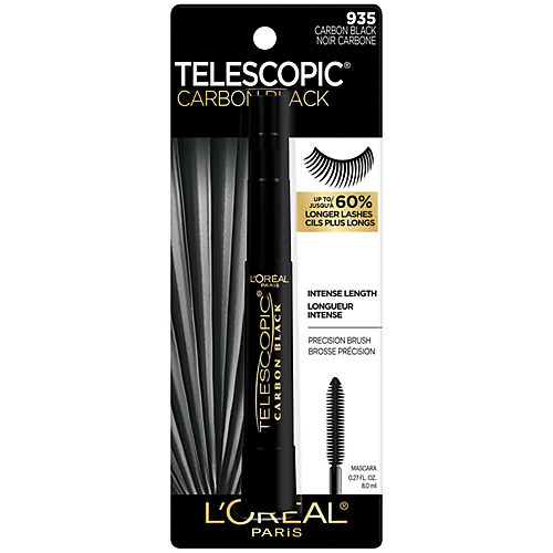 Carbon Black Telescopic Carbon Black Mascara - L'Oréal