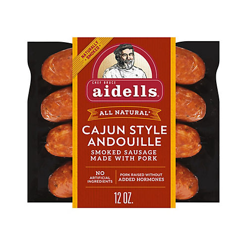 CAJUN HOLLAR BRAND Smoked Andouille Sausage Cajun Style Shop