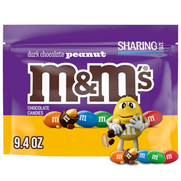 M&M'S Peanut Dark Chocolate Candy - Sharing Size