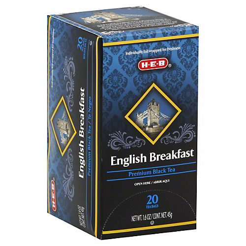 H-E-B English Breakfast Tea Bags - Shop Tea at H-E-B