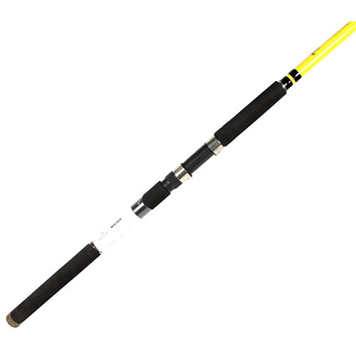 bamboo fishing pole with 2 eyeliys BambooMN Vintage 3-Piece 11.5' Bamboo Cane Fishing Rod Poles (All Ages)