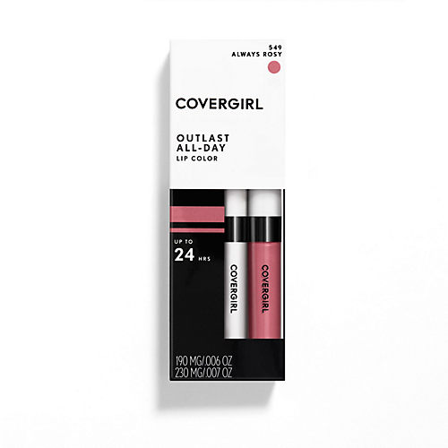 Covergirl Outlast All-Day Lipcolor - 549 Always Rosy - Shop Lipstick at  H-E-B