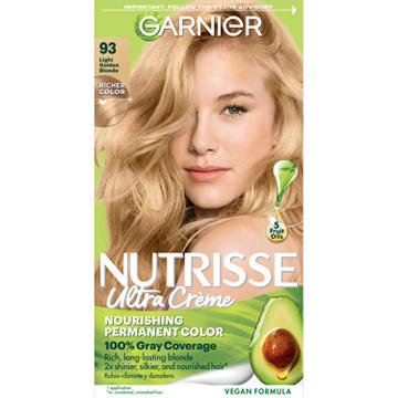 Garnier Nutrisse Nourishing Hair Color Creme - 93 Light Golden Blonde
