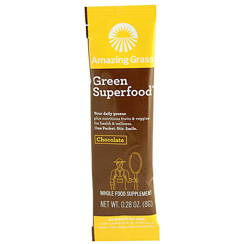 Amazing Grass Greens Blend Superfood - Chocolate - Shop Diet & Fitness at  H-E-B