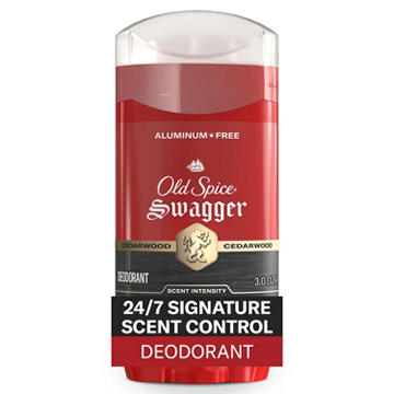 Old Spice Red Collection Deodorant for Men, Swagger Scent, Aluminum Free, 3.0oz