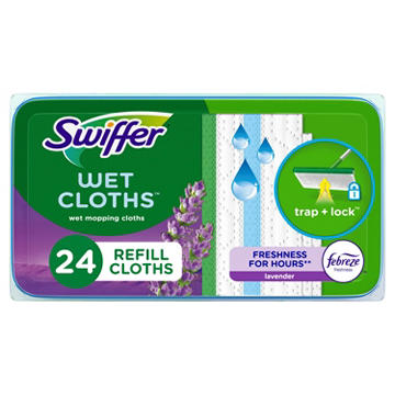 Swiffer Sweeper Lavender & Vanilla Wet Mopping Cloths