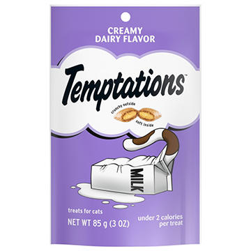 Temptations Classic Crunchy and Soft Cat Treats - Creamy Dairy Flavor