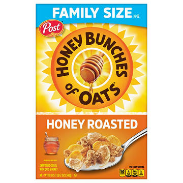 Post Honey Bunches of Oats Honey Roasted Cereal - Family Size