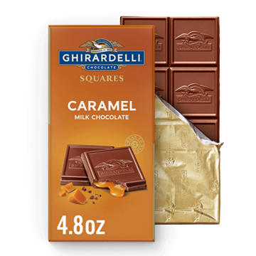 Ghirardelli Squares Caramel Milk Chocolate Bar