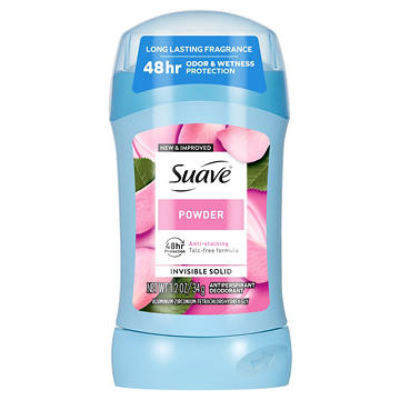 Suave Antiperspirant Deodorant For Women, Invisible 48hr Protection - Powder