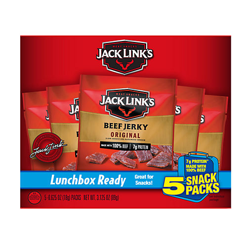 Jack Link's Premium Cuts A-1 Steak Sauce Beef Jerky 3.25 Ounce Resealable  Bag