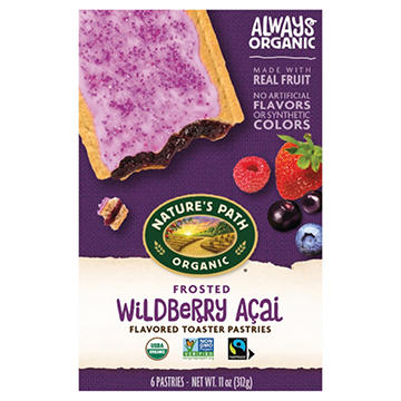 Nature's Path Organic Frosted Wildberry Acai Toaster Pastries