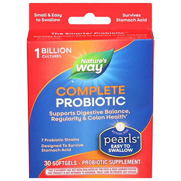 Nature's Way Complete Probiotic Supplement Softgels
