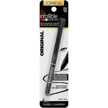 L'Oréal Paris Infallible Never Fail Pencil Eyeliner - Black