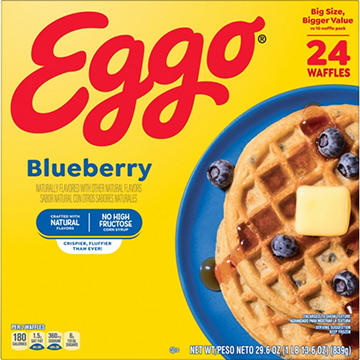 Eggo Blueberry Frozen Waffles - Family Pack