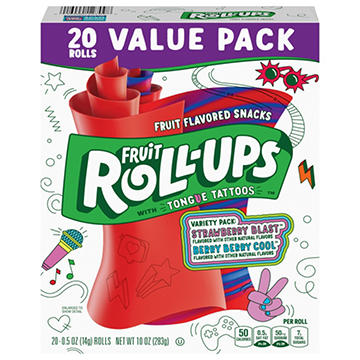 Fruit Roll-Ups Fruit Snacks Variety Pack