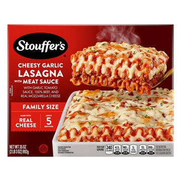 Stouffer's Cheesy Garlic Lasagna With Meat Sauce Frozen Meal