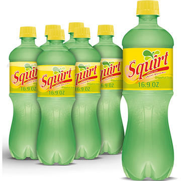 Squirt Citrus Grapefruit Soda 6 pk Bottles