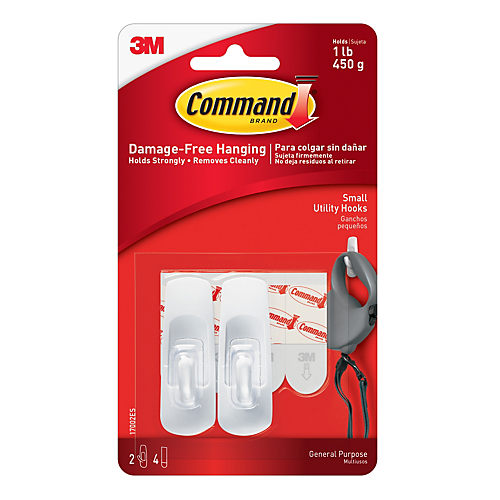 Command 3M General Purpose Utility Hook - Shop Hooks & Picture Hangers at  H-E-B