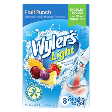 Wyler's Light Singles to Go! Fruit Punch Drink Mix