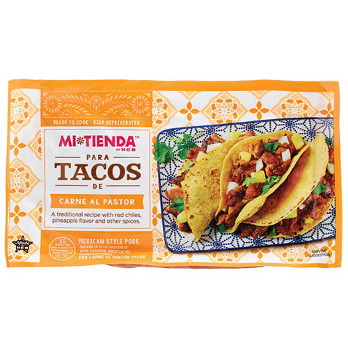 H-E-B Mi Tienda Mexican-Style Pork for Tacos - Carne Al Pastor