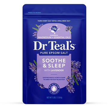 Dr Teal's Soothe & Sleep with Lavender Epsom Salt Soaking Solution