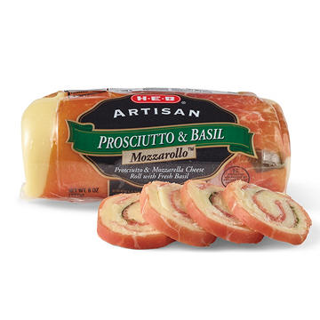 H-E-B Artisan Prosciutto & Basil Mozzarollo