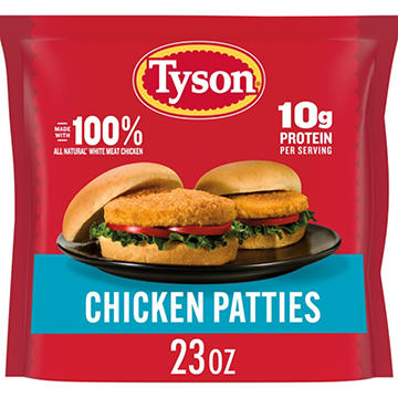 Tyson Fully Cooked Chicken Patties