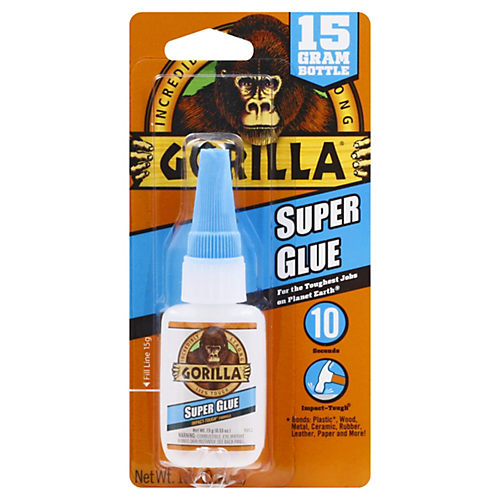 Super Glue, Superglue Single Use Minis Strong Glue, Quick Dry Clear Super Glue for Plastic, Metal, Ceramic, Wood, Glass, Rubber (Four 3 Gram Tubes)