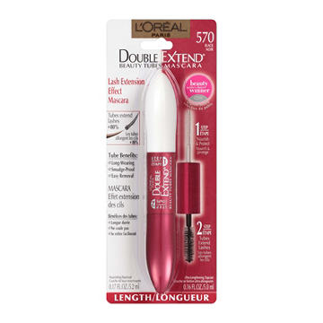 L'Oréal Paris Double Extend Tubing Mascara Lengthening in 2 Steps Black