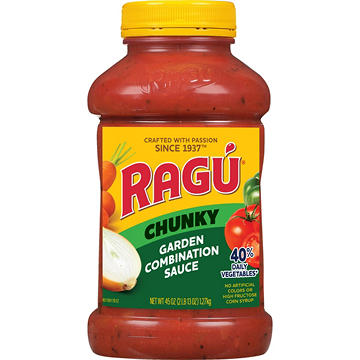 Ragu Chunky Garden Combination Pasta Sauce