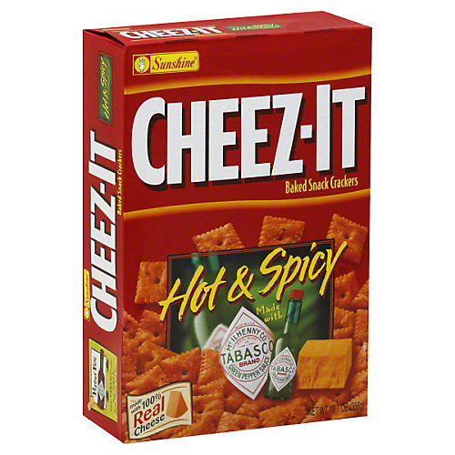 Sunshine Cheez-It Hot and Spicy Baked Snack Crackers - Shop