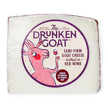 The Drunken Goat Red Wine-Bathed Spanish Goat Cheese