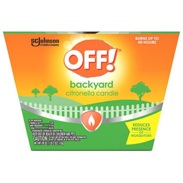 Off! Backyard Citronella Scented Candle