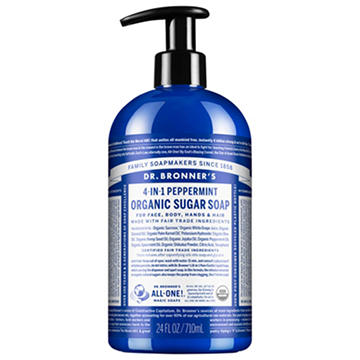 Dr. Bronner's All-One Spearmint Peppermint Liquid Hand Soap