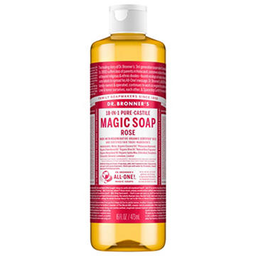 Dr. Bronner's 18-in-1 Hemp Rose Pure-Castile Soap