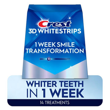 Crest 3DWhitestrips Dental Whitening Kit - Glamorous White