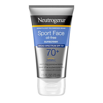 Neutrogena Sport Face Oil-Free Lotion Sunscreen - SPF 70+