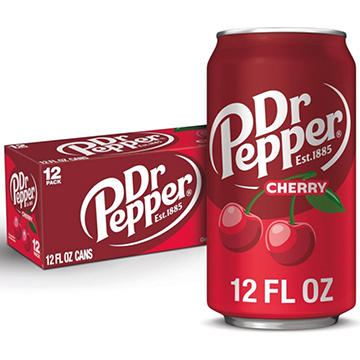 Dr Pepper Cherry Soda 12 pk Cans