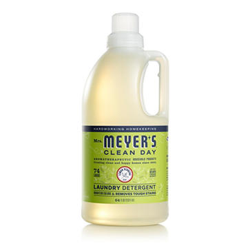 Mrs. Meyer's Clean Day Lemon Verbena Scent Concentrated Laundry Detergent, 64 Loads