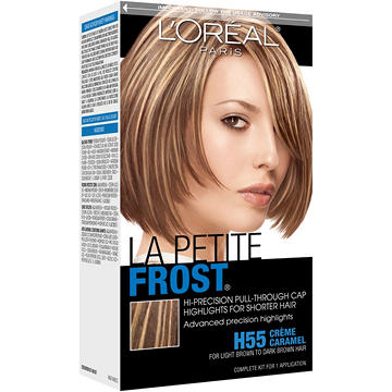 L'Oréal Paris Le Petite Frost Cap Hair Highlights, H55 Creme Caramel