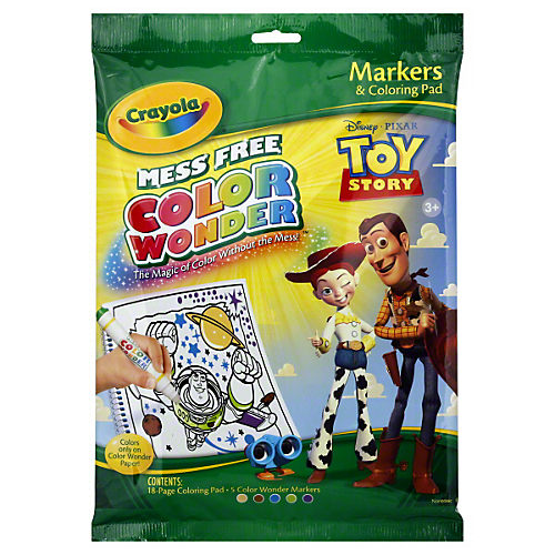 Crayola Color Wonder Markers And Activity Book Disney Pixar Heroes