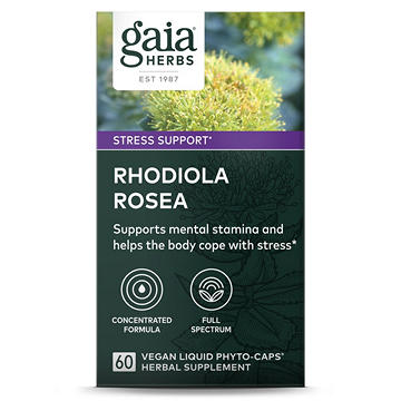 Gaia Herbs Single Herbs Rhodiola Rosea Vegetarian Liquid Phyto-Caps