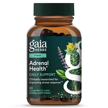 Gaia Herbs SystemSupport Adrenal Health Vegetarian Liquid Phyto-Caps