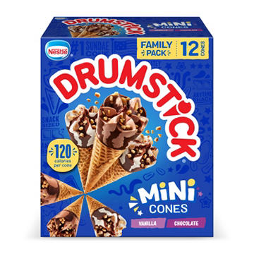 Nestle Drumstick Vanilla & Chocolate Mini Sundae Cones