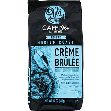 CAFE Olé by H-E-B Medium Roast Crème Brûlée Ground Coffee