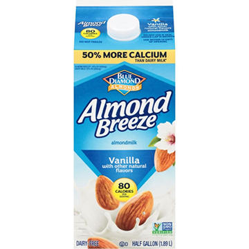Blue Diamond Almond Breeze Vanilla Almond Milk