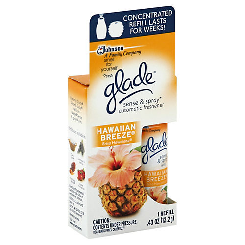 Glade Sense And Spray Hawaiian Breeze Automatic Air Freshener, Air  Fresheners, Household